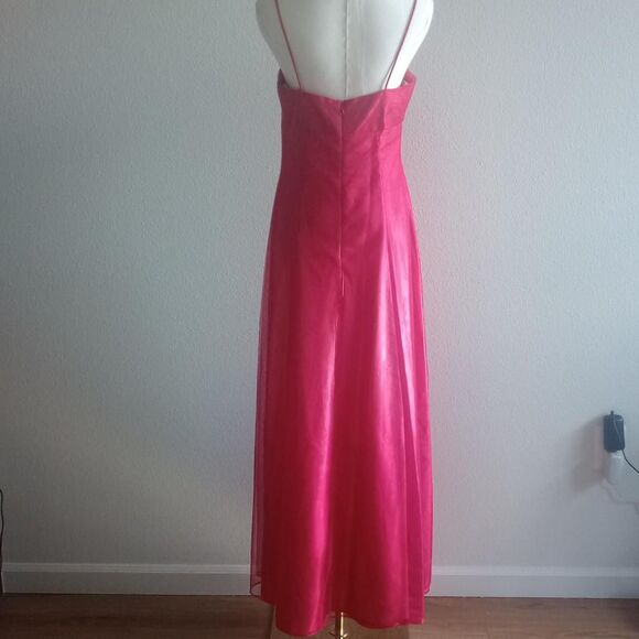 Y2K Floral Beaded Sequin Fairygoth Prom Dress - Picture 2 of 5